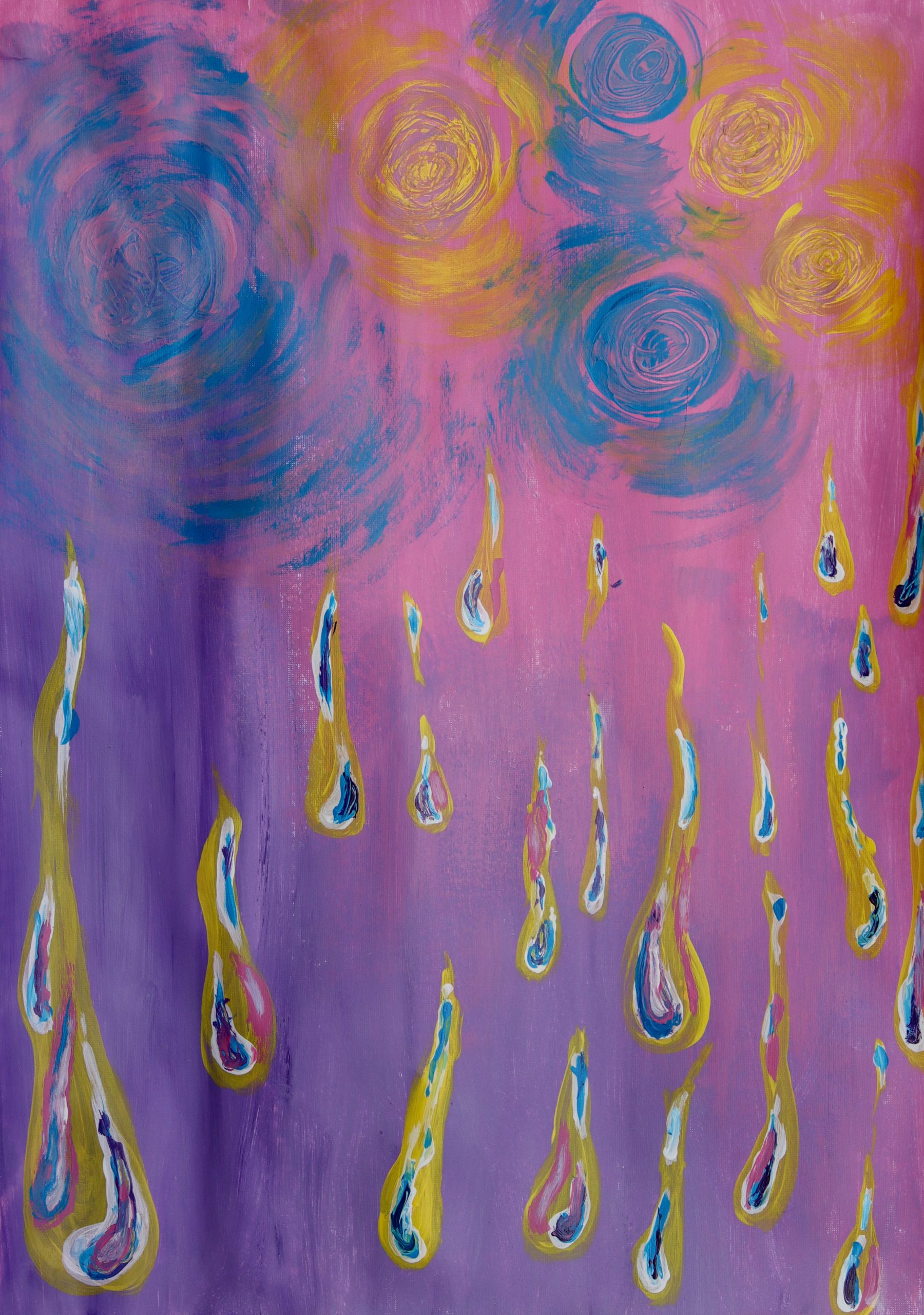 You are currently viewing Początek | akryl na papierze | 29,7x42cm