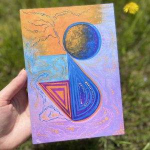 plakat afirmacja „próbuję” | 14,8x21cm