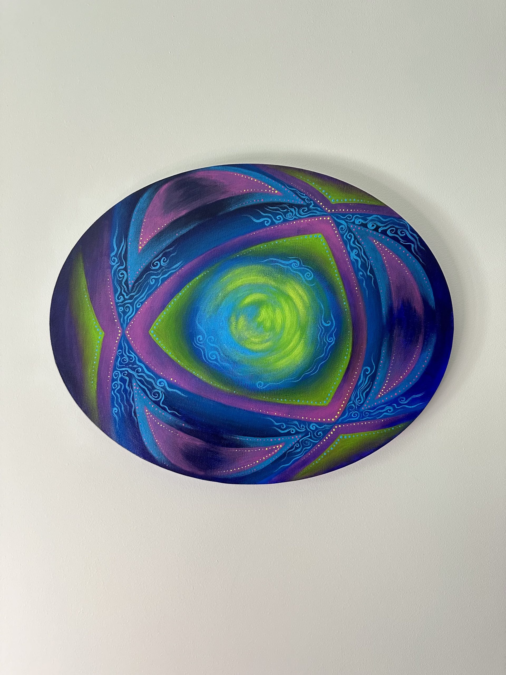 You are currently viewing Portal | akryl na płótnie | owal 40×50 cm